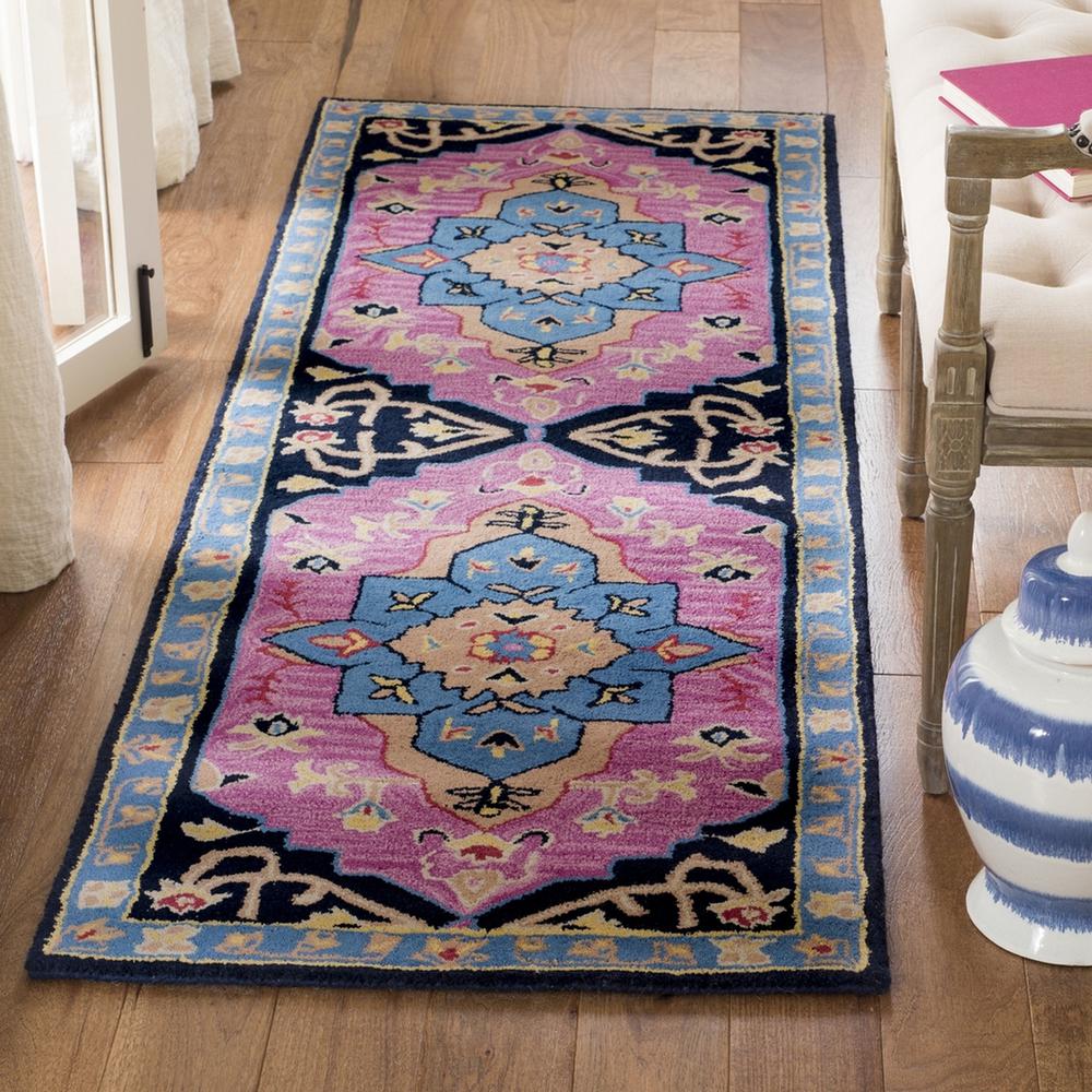 Bellagio, PINK / MULTI, 2'-3" X 7', Area Rug, BLG506A-27. Picture 1