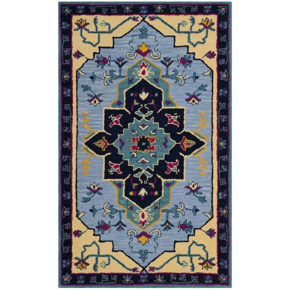 Bellagio, LIGHT BLUE / MULTI, 3' X 5', Area Rug, BLG506B-3. Picture 1