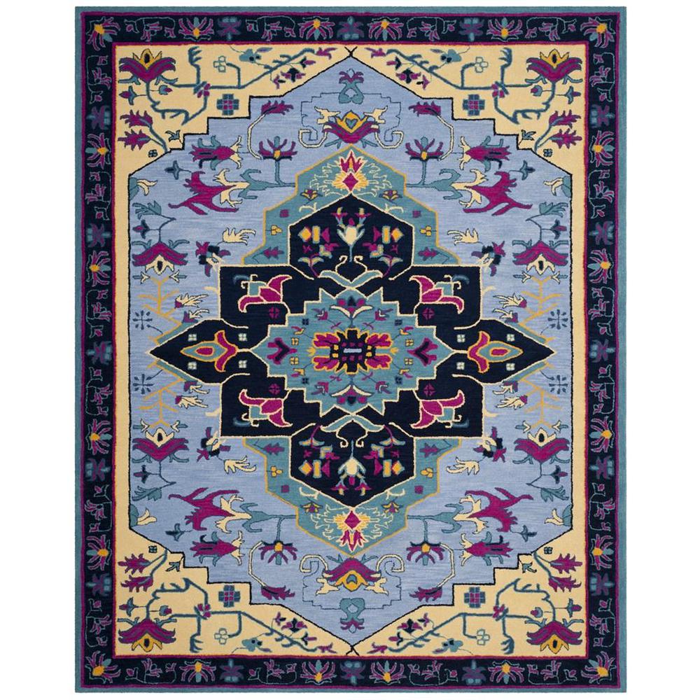 Bellagio, LIGHT BLUE / MULTI, 8' X 10', Area Rug, BLG506B-8. Picture 1