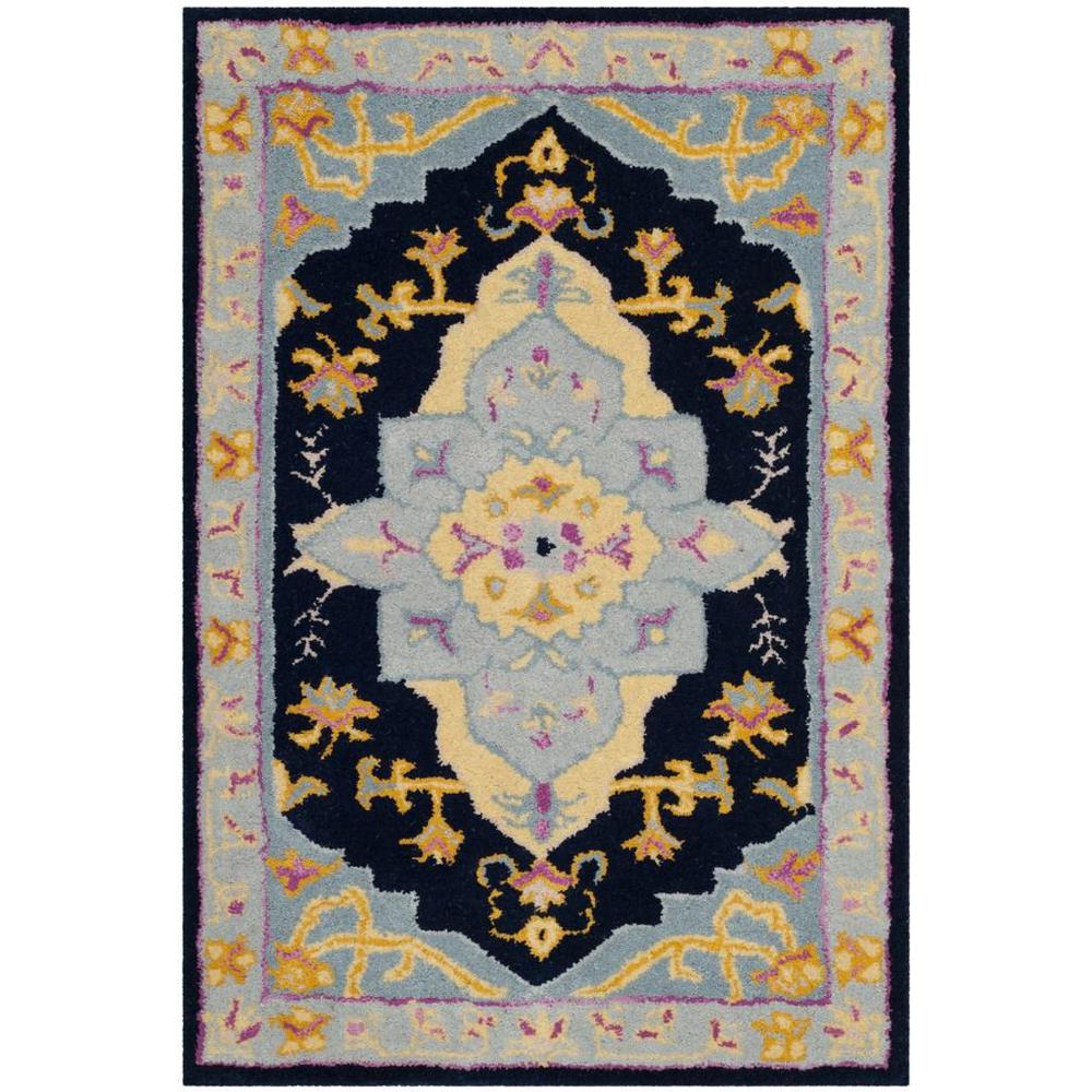 Bellagio, NAVY BLUE / MULTI, 2' X 3', Area Rug, BLG506C-2. Picture 1