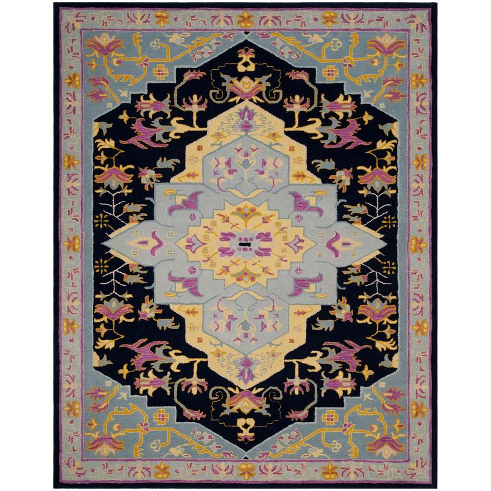 Bellagio, NAVY BLUE / MULTI, 8' X 10', Area Rug, BLG506C-8. Picture 1