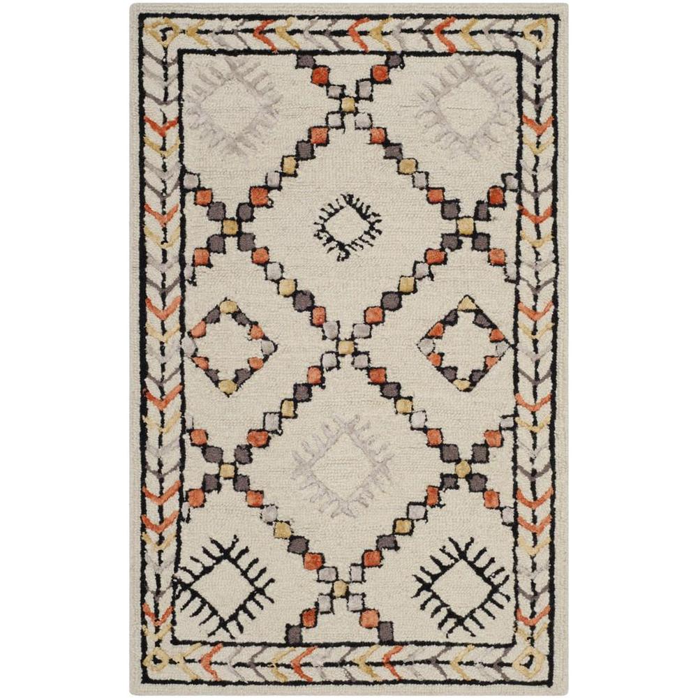 Bellagio, IVORY / MULTI, 2'-6" X 4', Area Rug, BLG548A-24. Picture 1