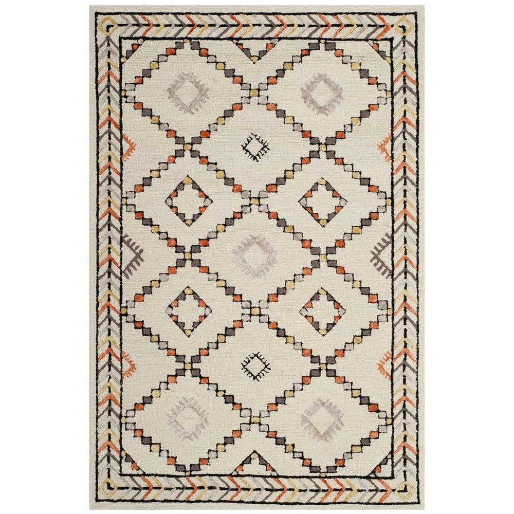 Bellagio, IVORY / MULTI, 4' X 6', Area Rug, BLG548A-4. Picture 1