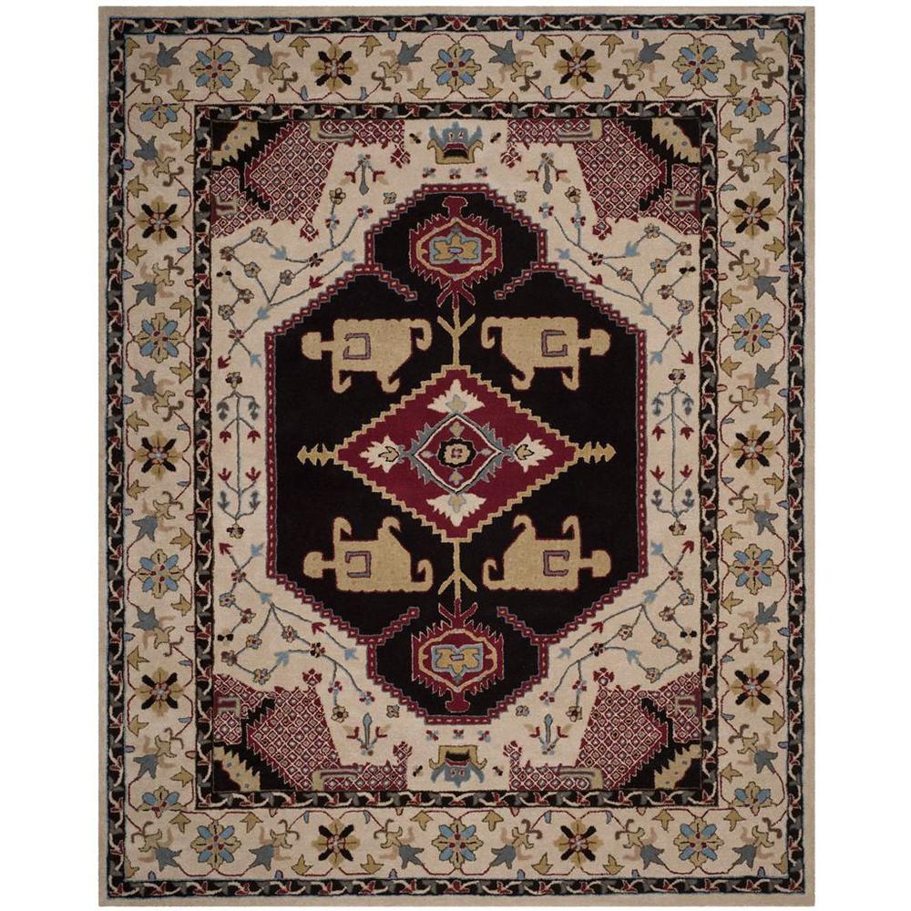 Bellagio, BEIGE / BLACK, 8' X 10', Area Rug. Picture 1
