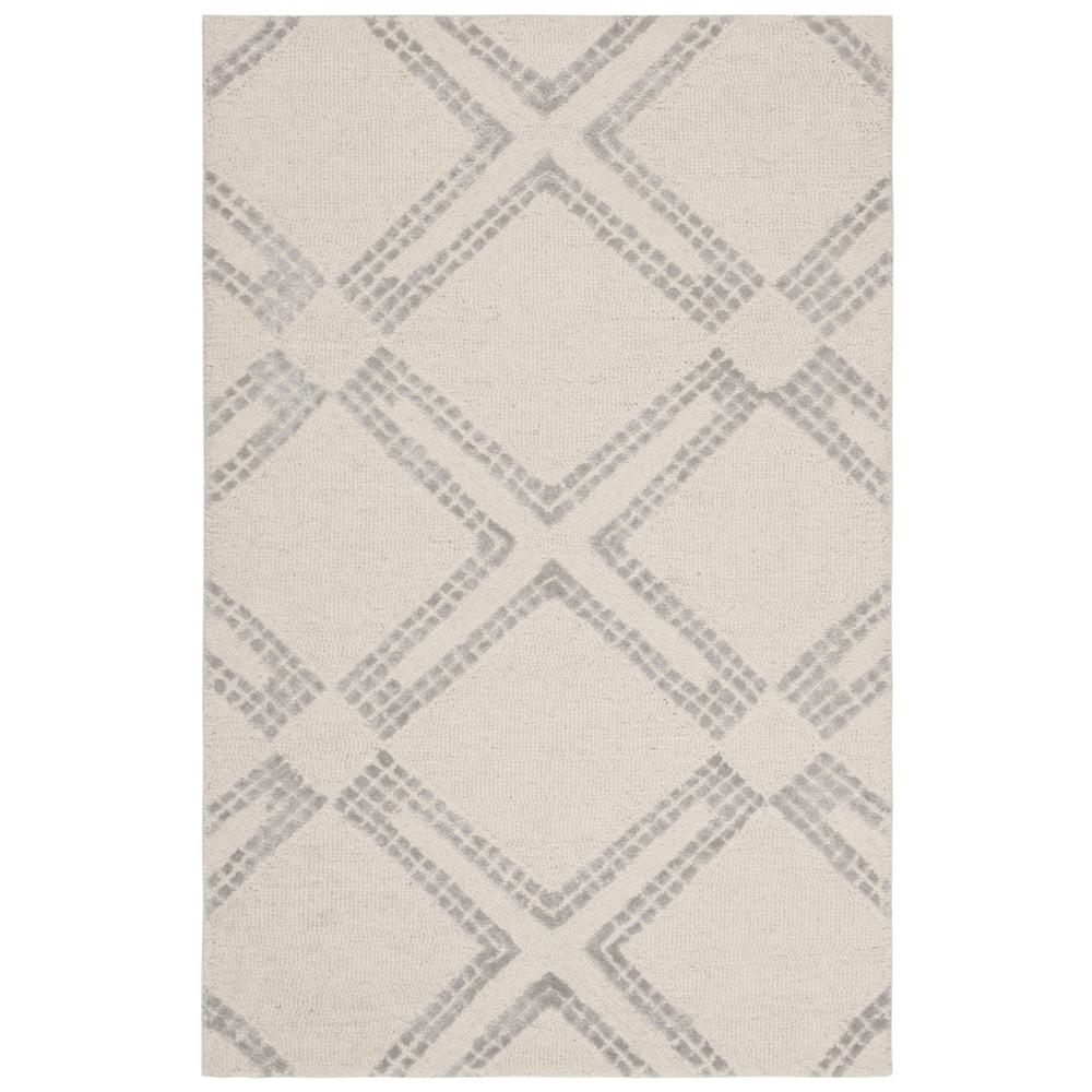 Bellagio, IVORY / SILVER, 2'-6" X 4', Area Rug. Picture 1