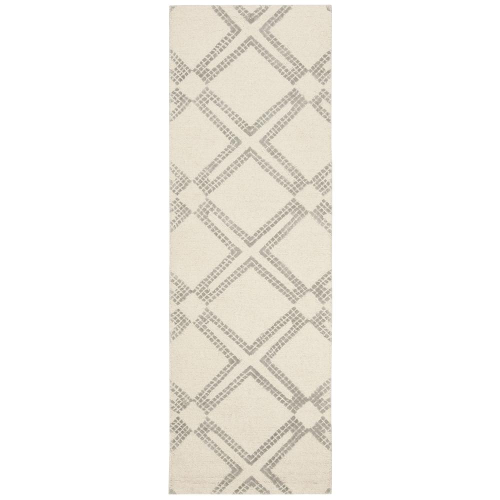 Bellagio, IVORY / SILVER, 2'-3" X 7', Area Rug. Picture 1