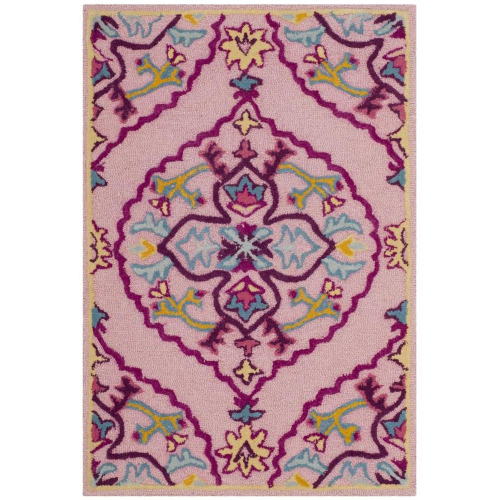 Bellagio, PINK / MULTI, 2' X 3', Area Rug, BLG605A-2. Picture 1