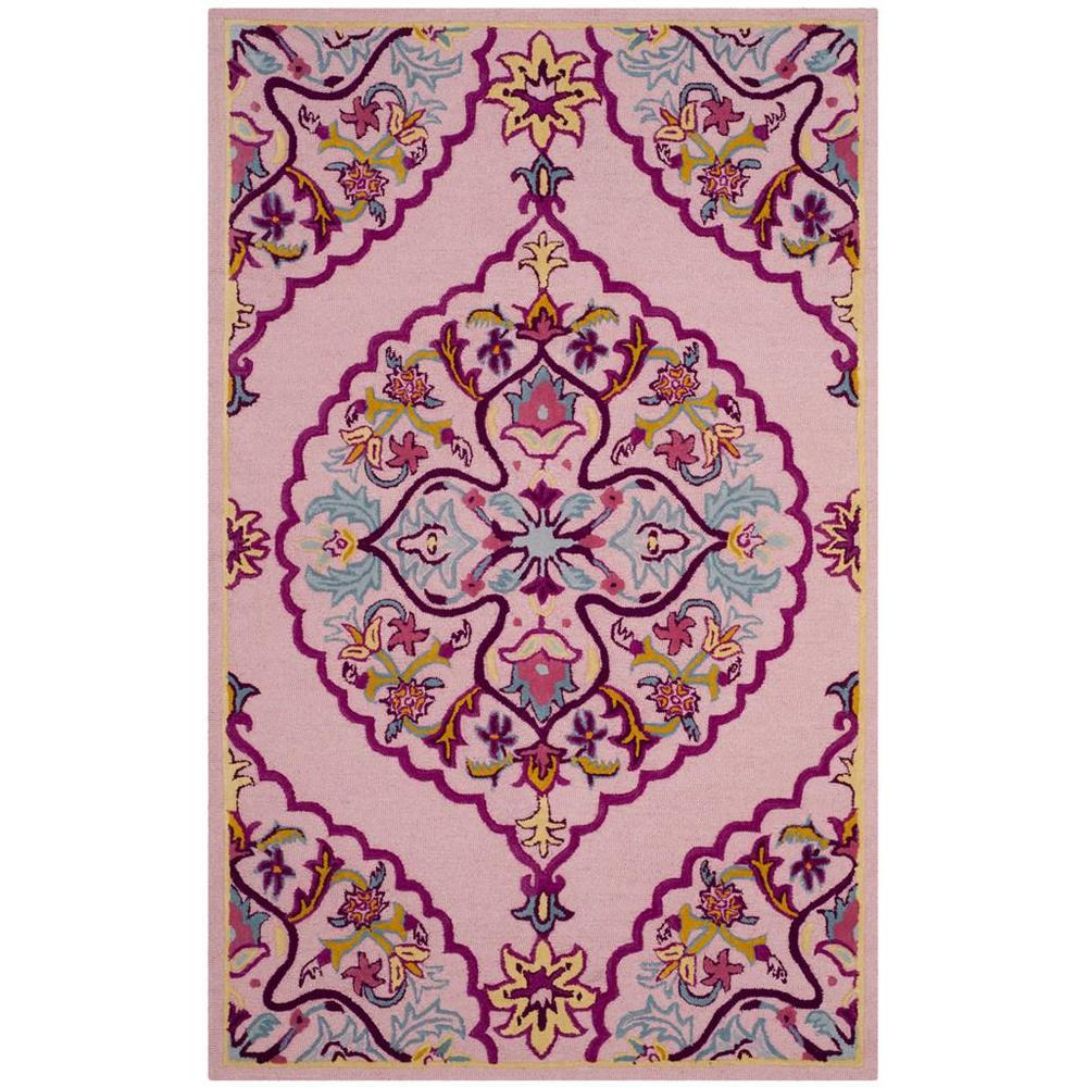 Bellagio, PINK / MULTI, 5' X 8', Area Rug, BLG605A-5. Picture 1