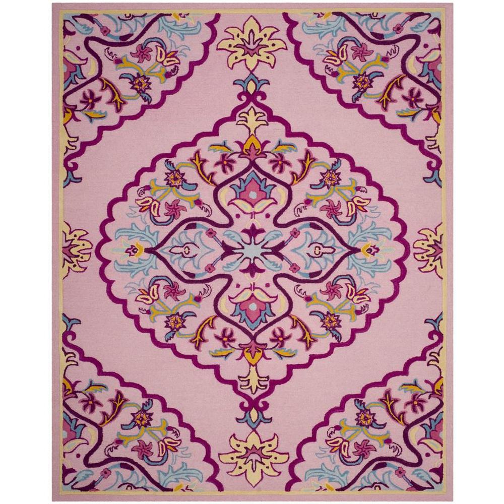 Bellagio, PINK / MULTI, 8' X 10', Area Rug, BLG605A-8. Picture 1