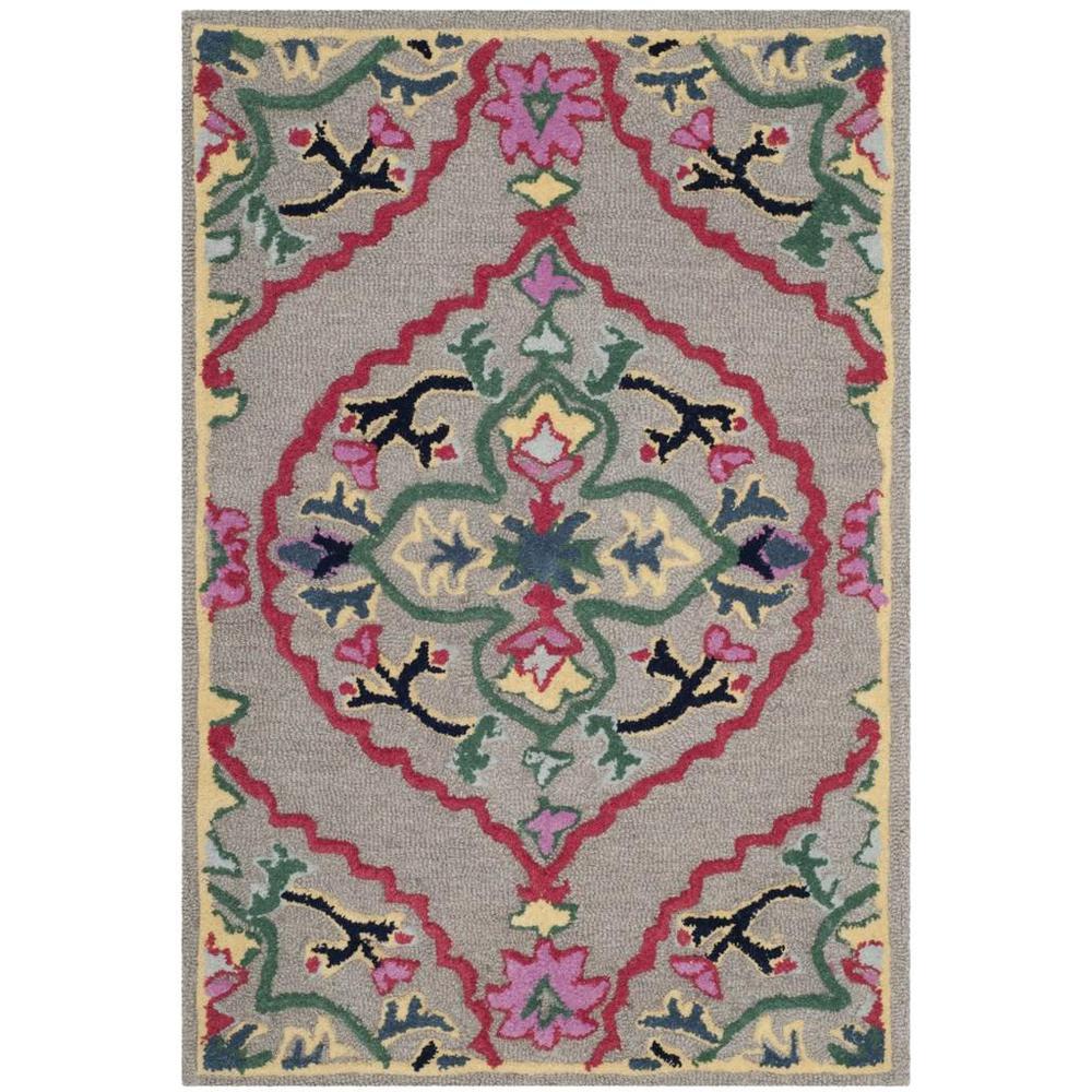 Bellagio, DARK GREY / MULTI, 2' X 3', Area Rug, BLG605D-2. Picture 1