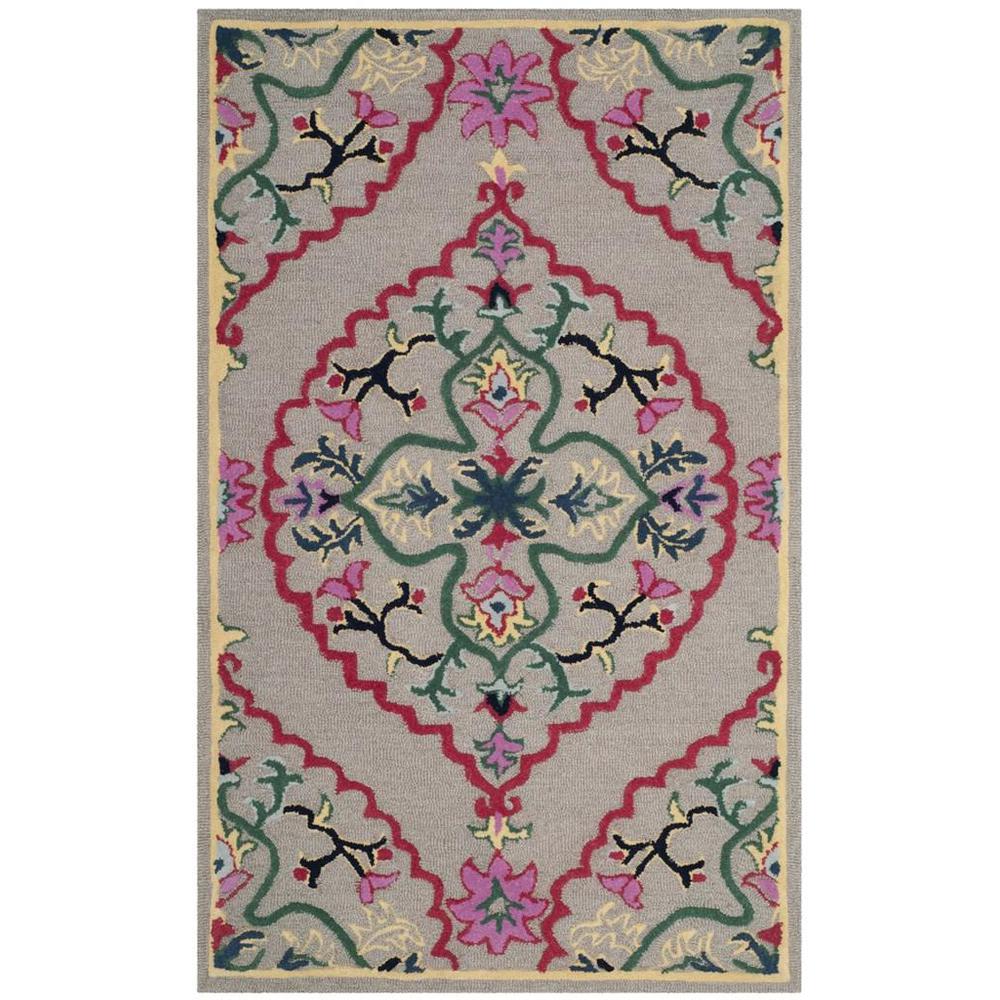 Bellagio, DARK GREY / MULTI, 3' X 5', Area Rug, BLG605D-3. Picture 1