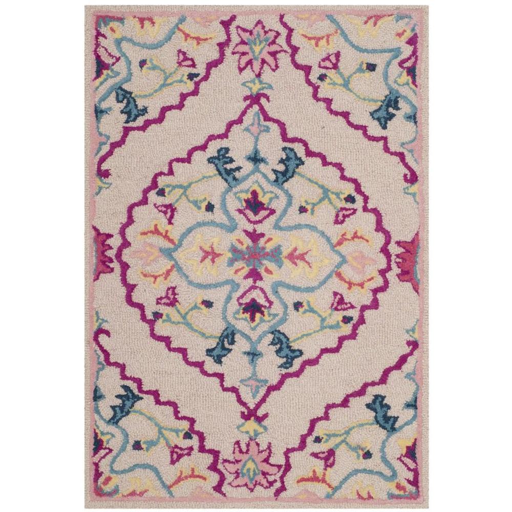 Bellagio, LIGHT PINK / MULTI, 2' X 3', Area Rug. Picture 1