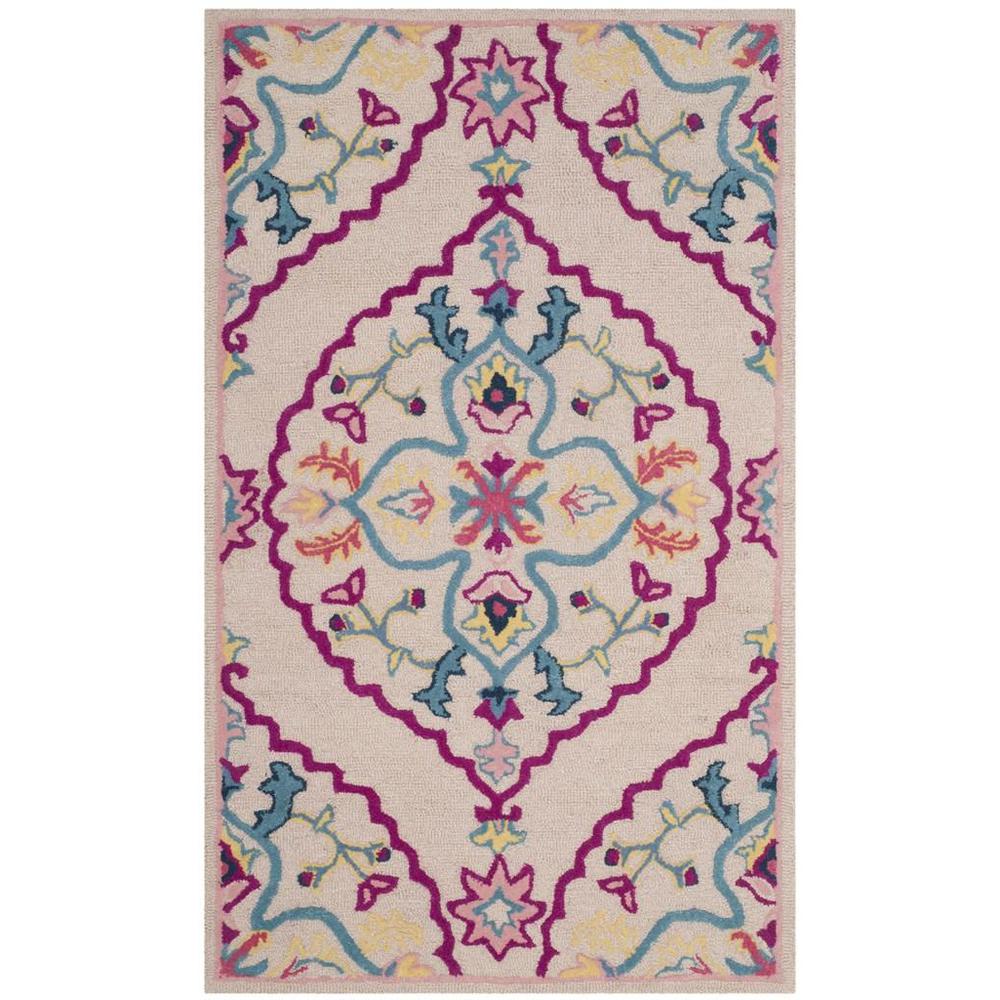 Bellagio, LIGHT PINK / MULTI, 3' X 5', Area Rug. Picture 1