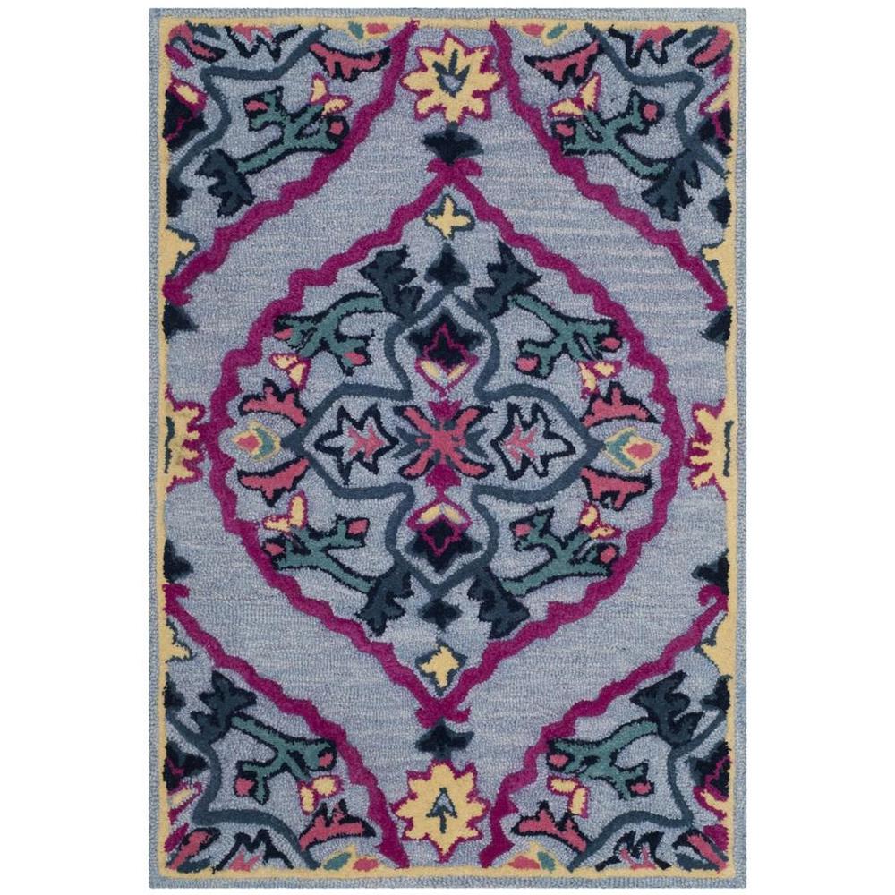 Bellagio, BLUE / MULTI, 2' X 3', Area Rug. Picture 1