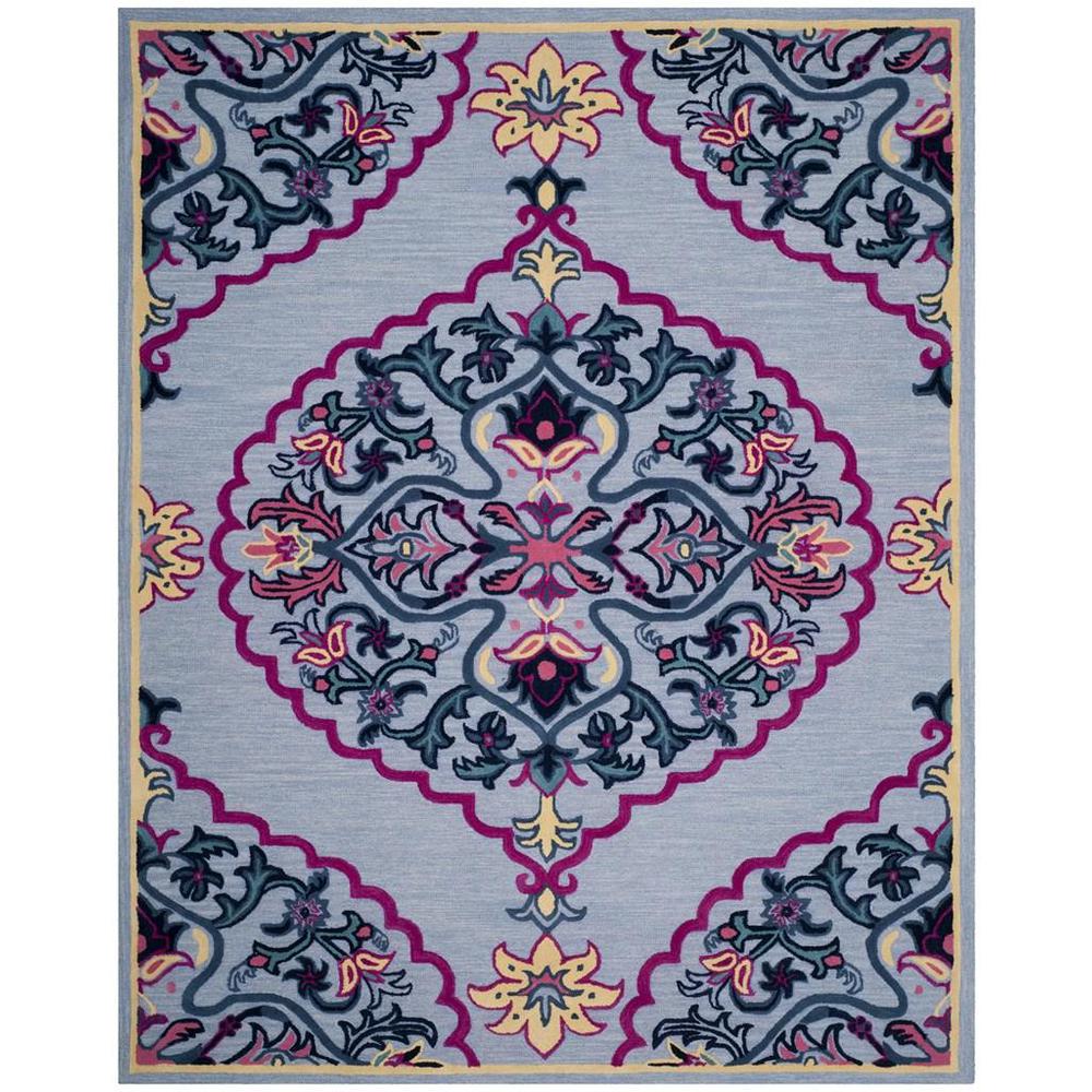 Bellagio, BLUE / MULTI, 8' X 10', Area Rug. Picture 1