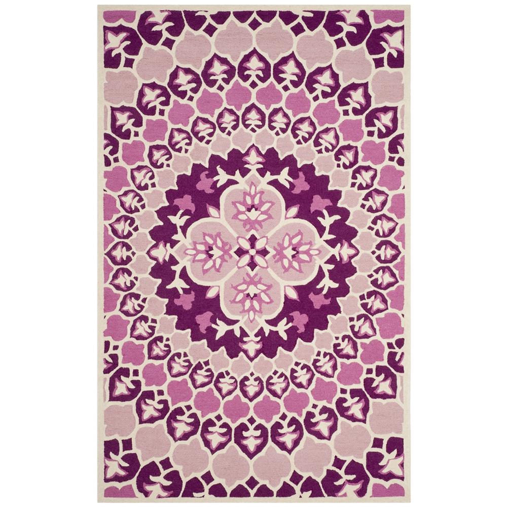 Bellagio, PINK / IVORY, 5' X 8', Area Rug. Picture 1