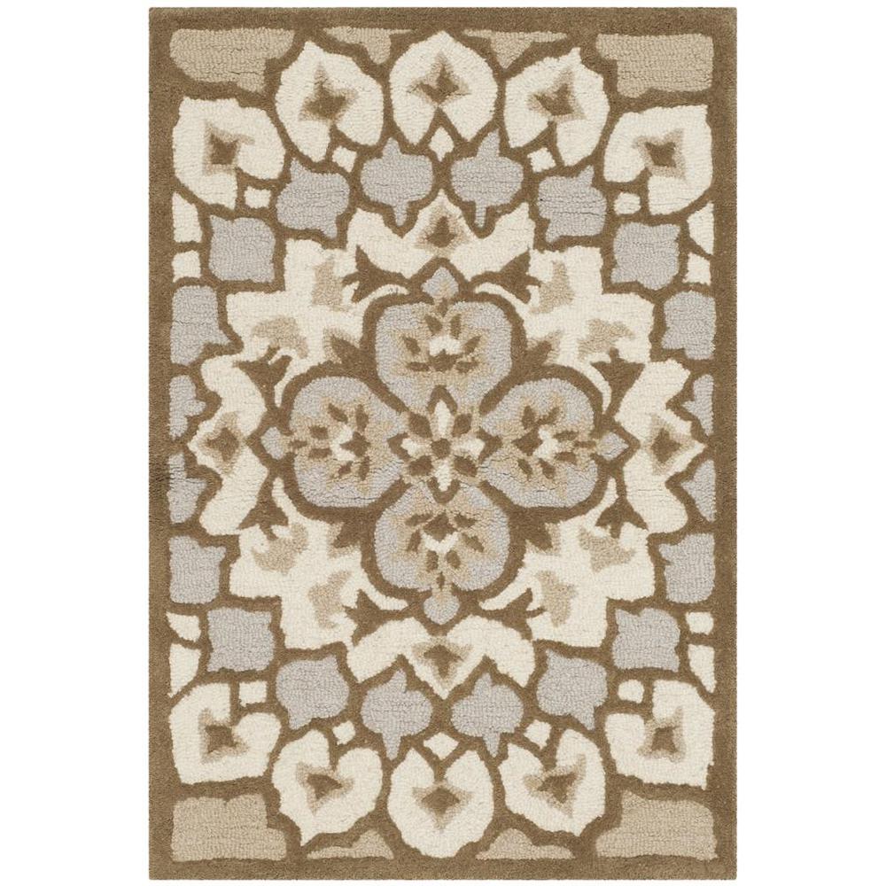 Bellagio, IVORY / DARK BEIG, 2' X 3', Area Rug. Picture 1