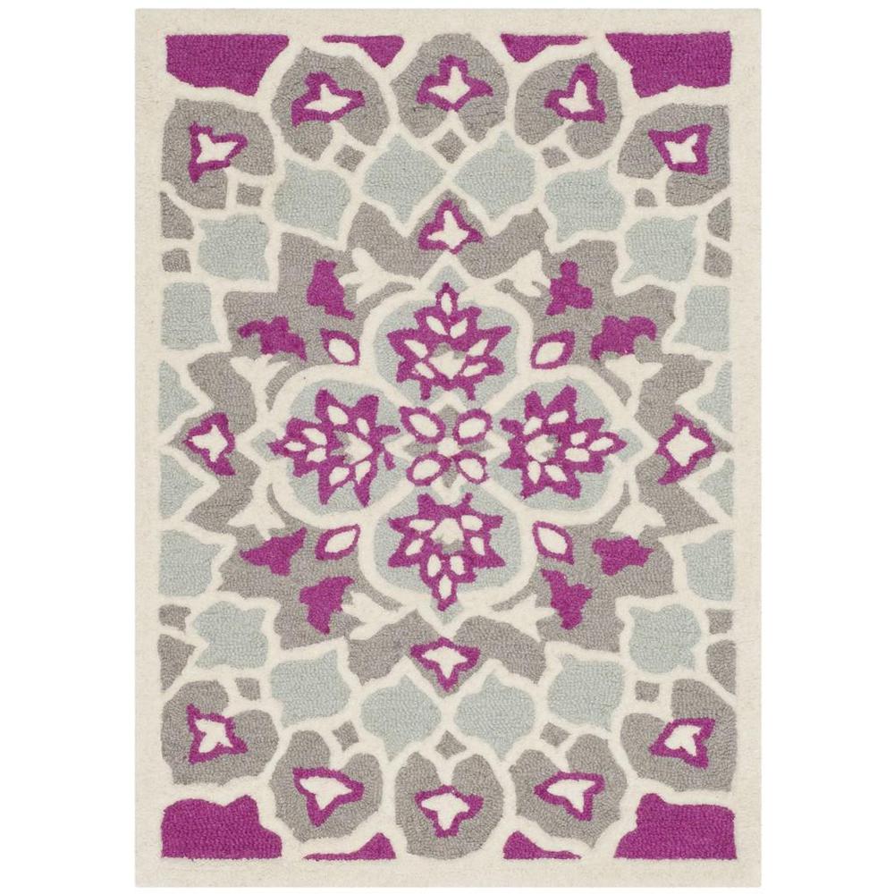 Bellagio, GREY / IVORY, 2' X 3', Area Rug. Picture 1
