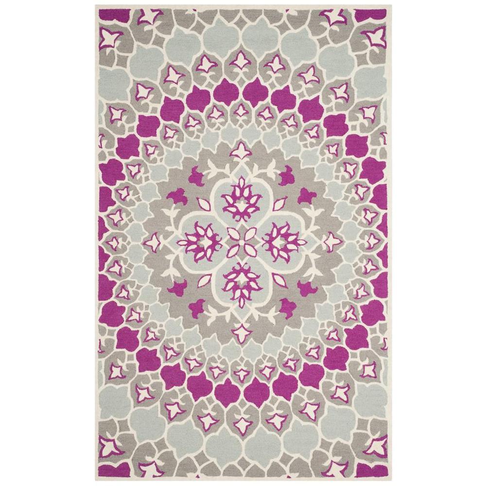 Bellagio, GREY / IVORY, 5' X 8', Area Rug. Picture 1
