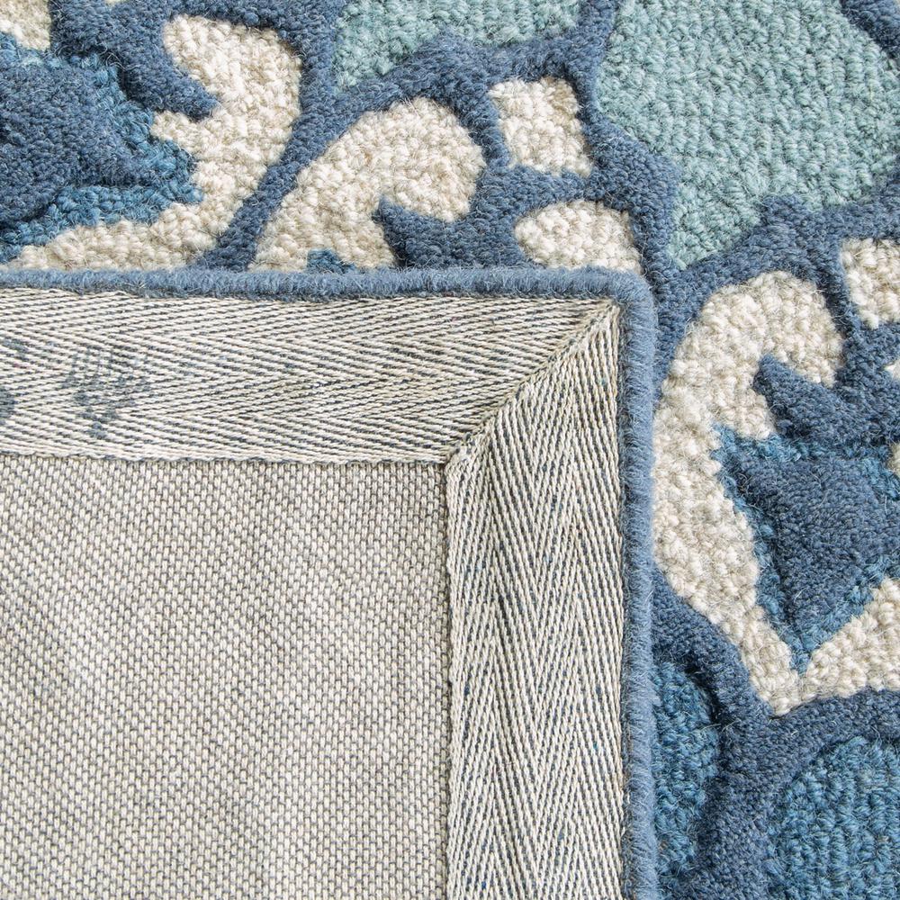 Bellagio, IVORY / BLUE, 5' X 8', Area Rug. Picture 5