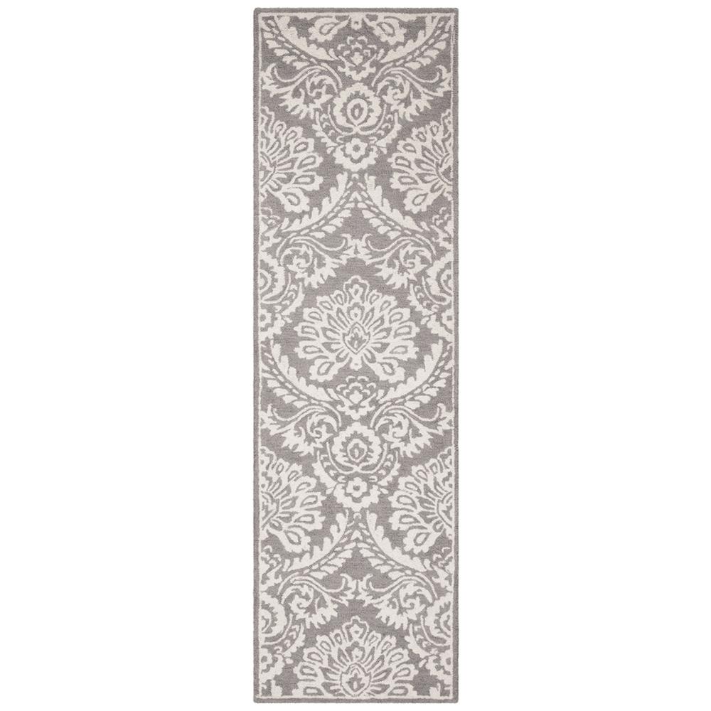BLOSSOM, BLUE / IVORY, 2'-3" X 8', Area Rug, BLM106F-28. Picture 1