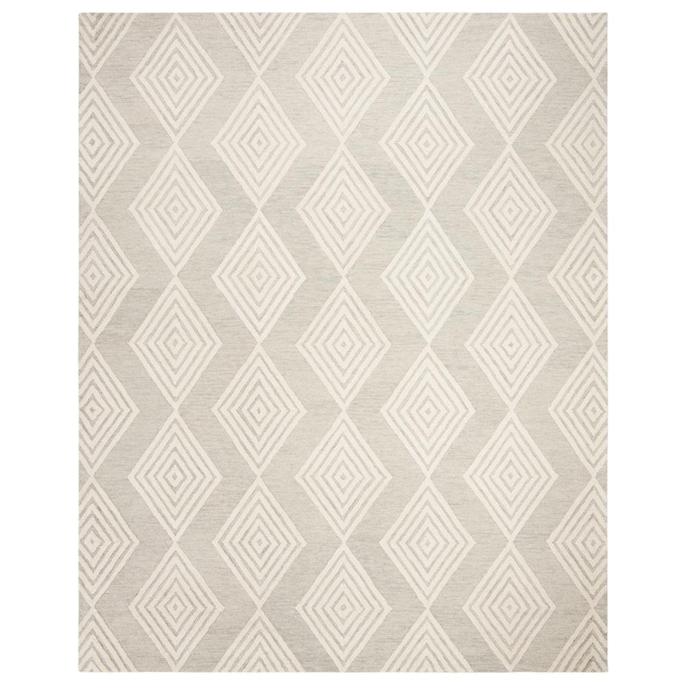 BLOSSOM, SILVER / IVORY, 8' X 10', Area Rug, BLM111G-8. Picture 1