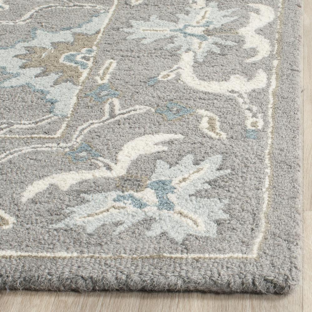 BLOSSOM, GREY, 4' X 6', Area Rug. Picture 1