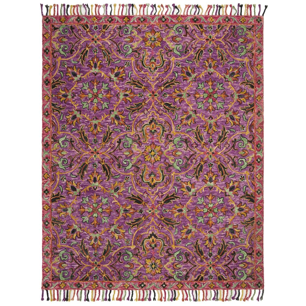 BLOSSOM, PURPLE / MULTI, 8' X 10', Area Rug. Picture 1