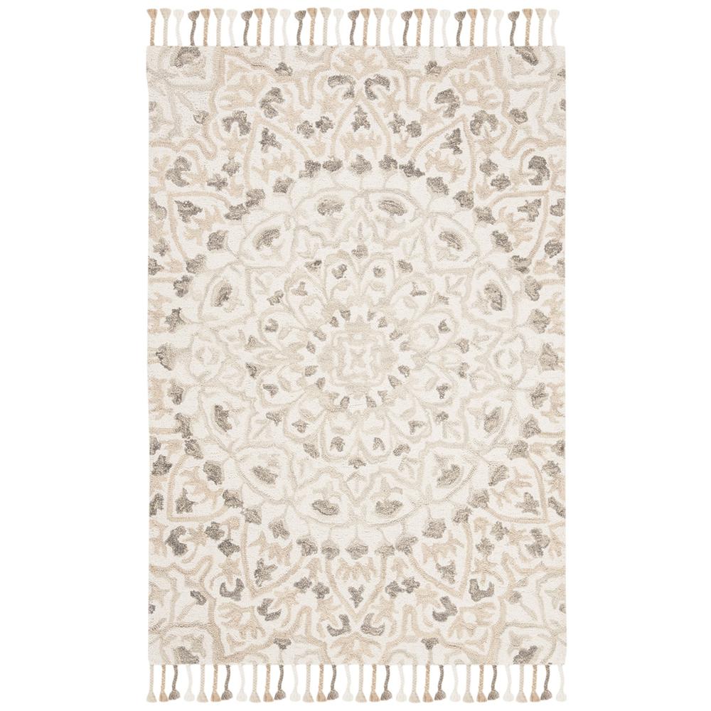 BLOSSOM, IVORY / TAUPE, 3' X 5', Area Rug. Picture 1
