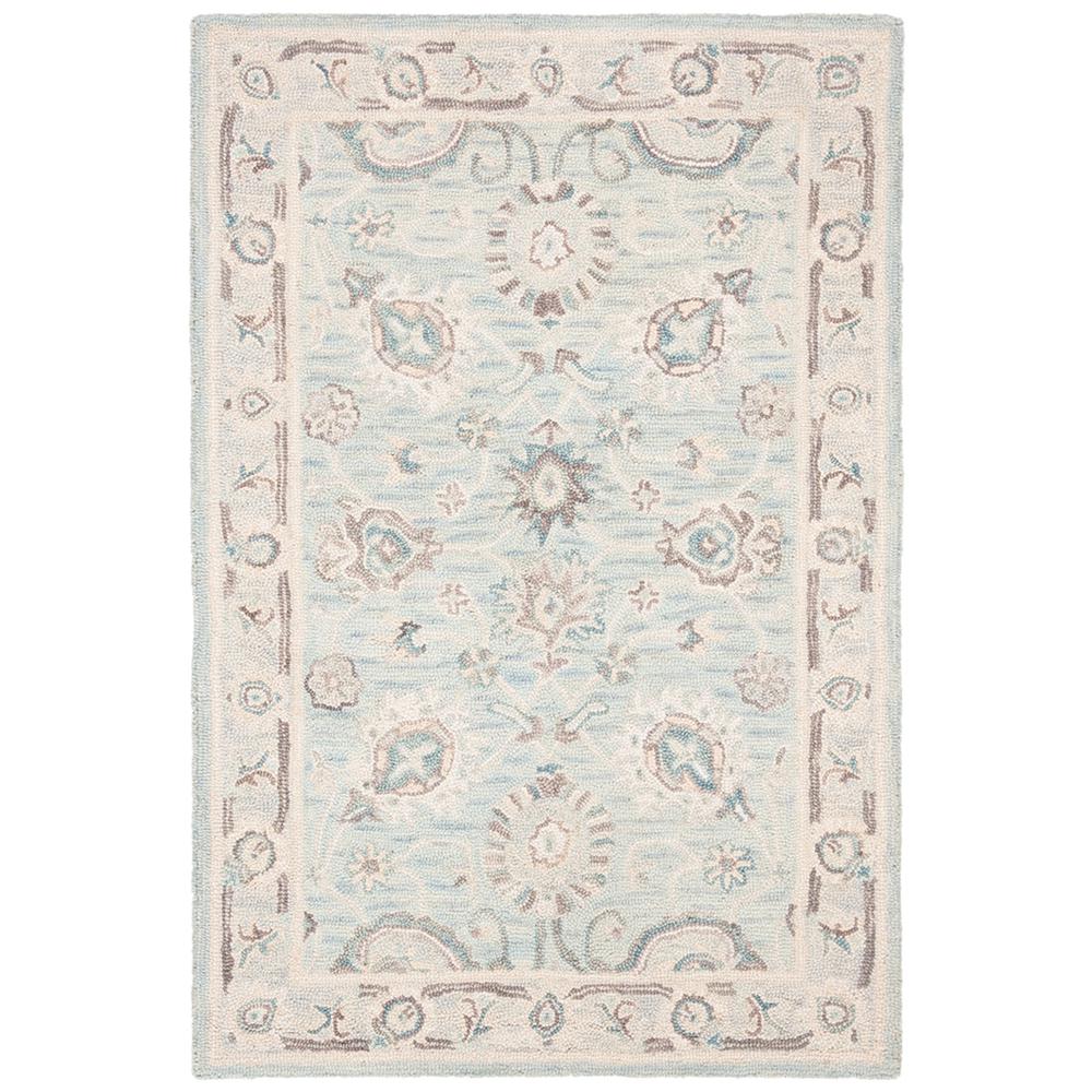 BLOSSOM, GREY / MULTI, 4' X 6', Area Rug, BLM702F-4. Picture 1