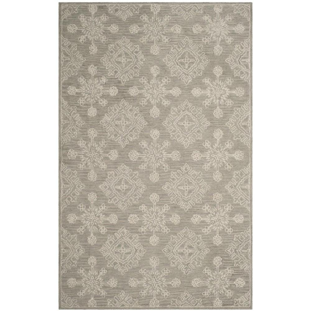 BLOSSOM, LIGHT BEIGE, 4' X 6', Area Rug. Picture 1