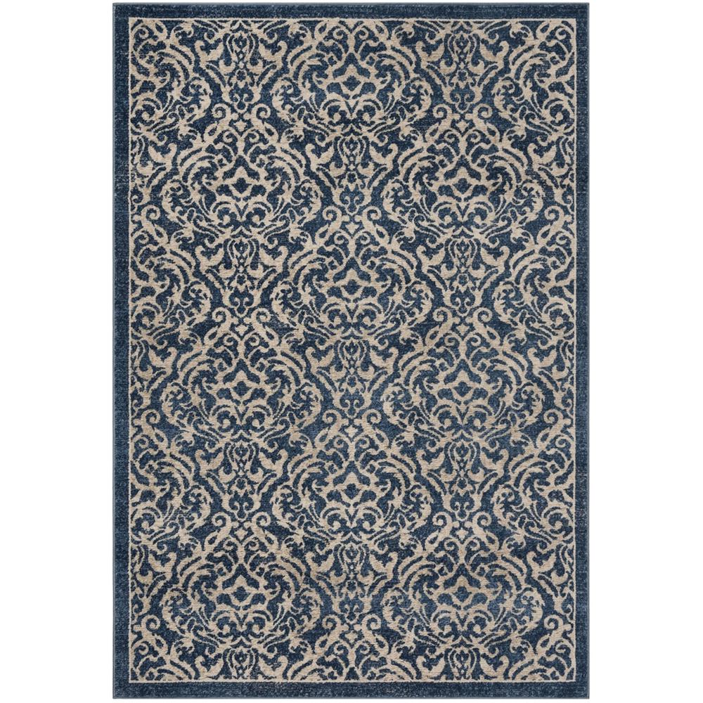 BRENTWOOD, NAVY / CREME, 3' X 5', Area Rug, BNT810N-3. Picture 1