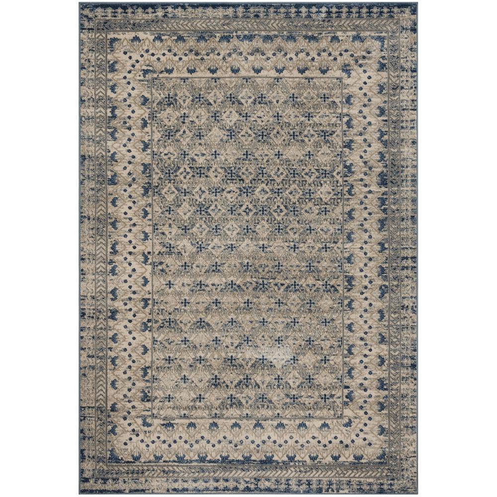 BRENTWOOD, LIGHT GREY / BLUE, 10' X 13', Area Rug. Picture 1
