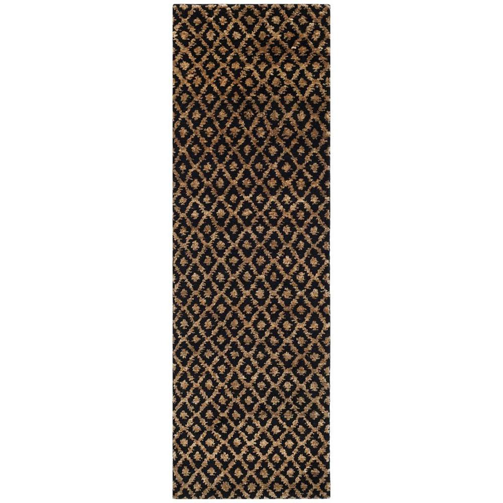 BOHEMIAN, BLACK / GOLD, 2'-6" X 8', Area Rug. Picture 1