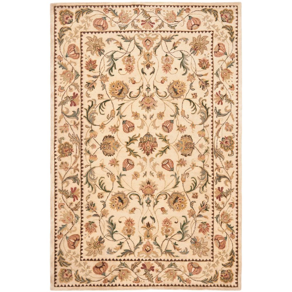 BERGAMA, IVORY / IVORY, 6' X 9', Area Rug. Picture 1
