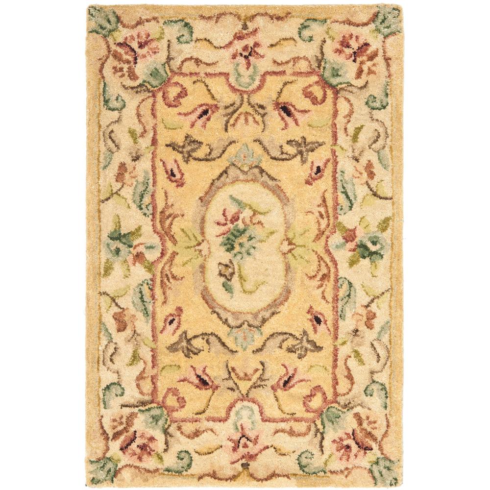 BERGAMA, LIGHT GOLD / BEIGE, 2' X 3', Area Rug. Picture 1
