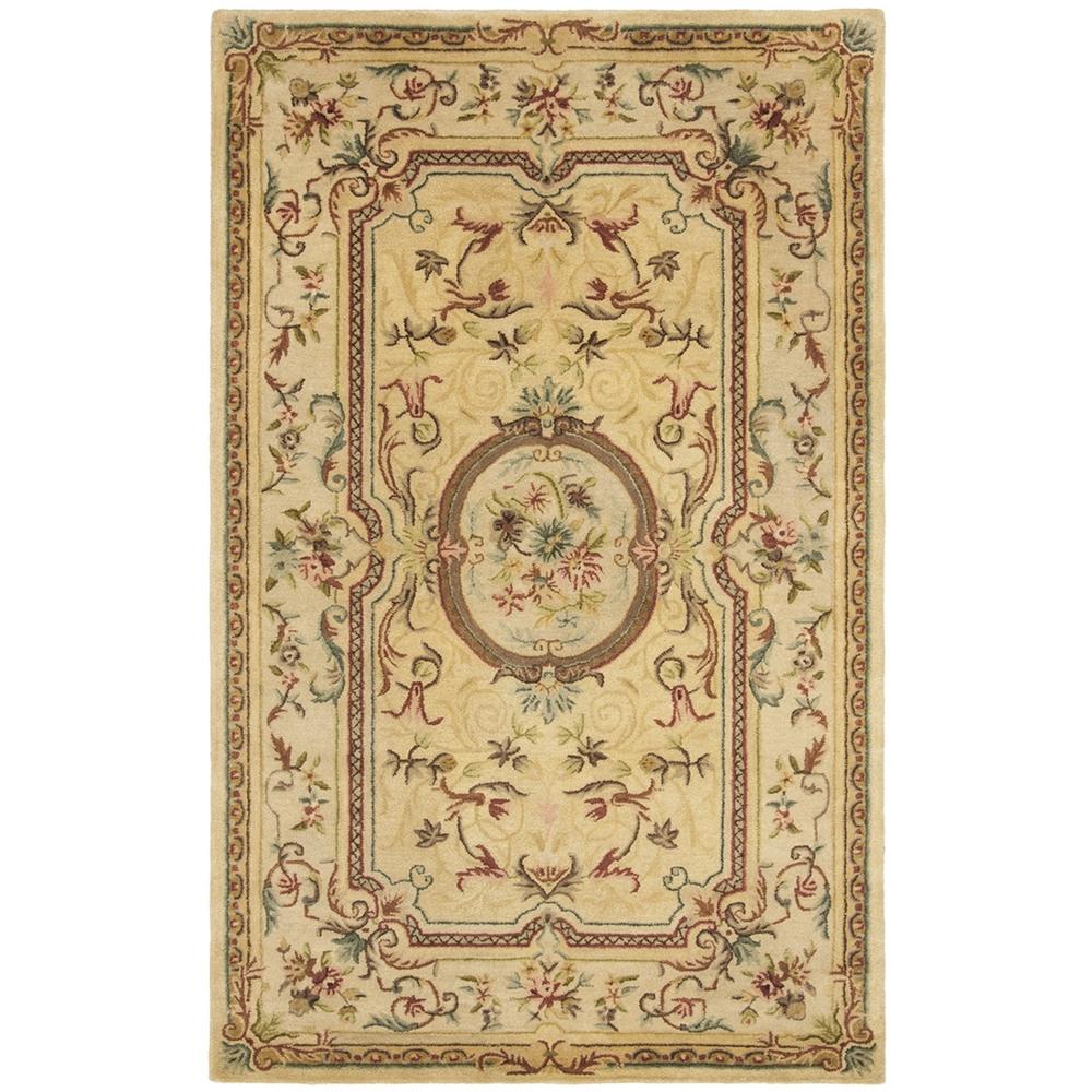 BERGAMA, LIGHT GOLD / BEIGE, 9'-6" X 13'-6", Area Rug. Picture 1