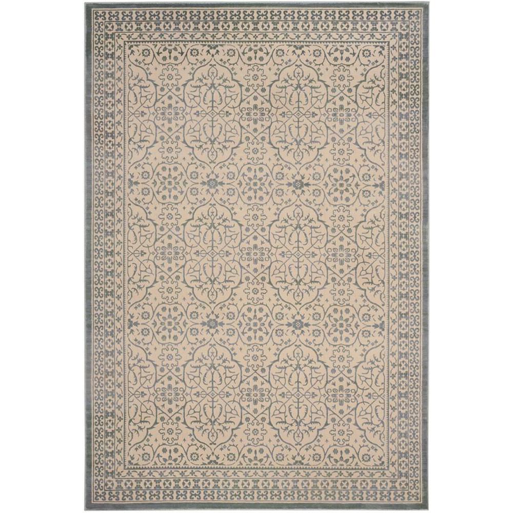 BRILLIANCE, CREAM / SAGE, 6'-7" X 9'-2", Area Rug, BRL508A-7. Picture 1