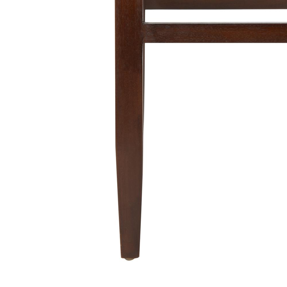Paxton Woven Leather Counter Stool, Cognac. Picture 7