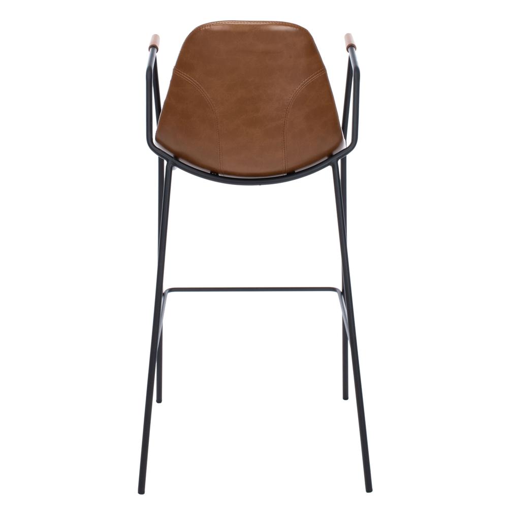 Tanner Mid Century Barstool, Cognac. Picture 2