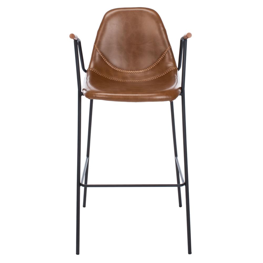 Tanner Mid Century Barstool, Cognac. Picture 1