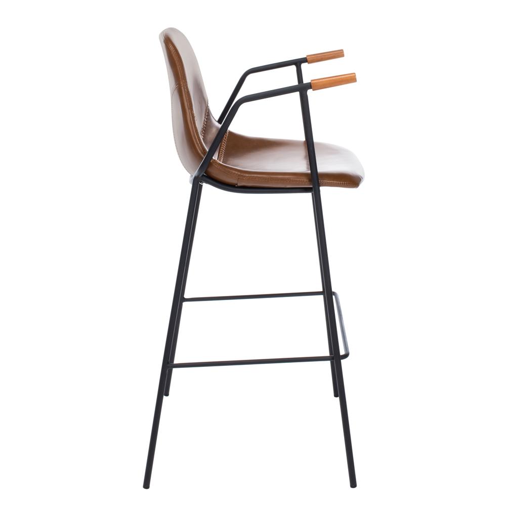 Tanner Mid Century Barstool, Cognac. Picture 11