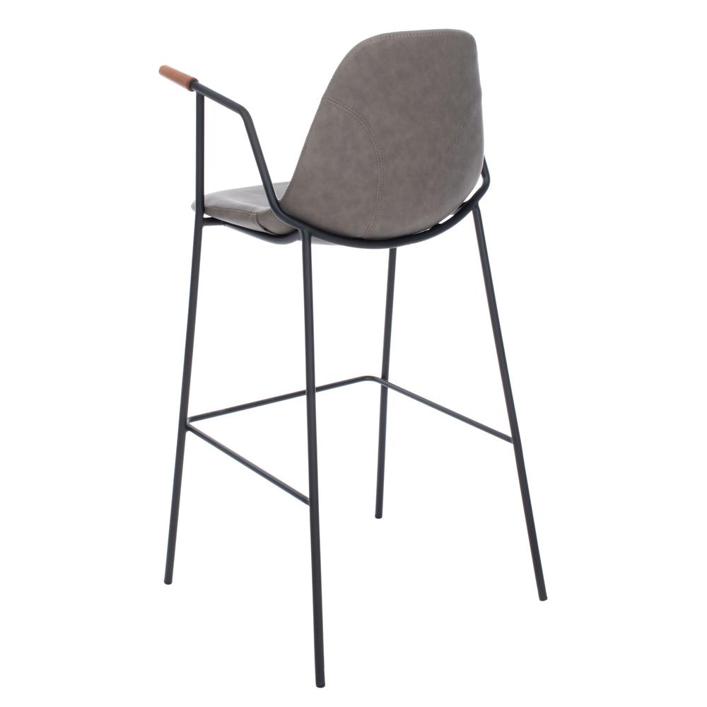 Tanner Mid Century Barstool, Ash Grey. Picture 3
