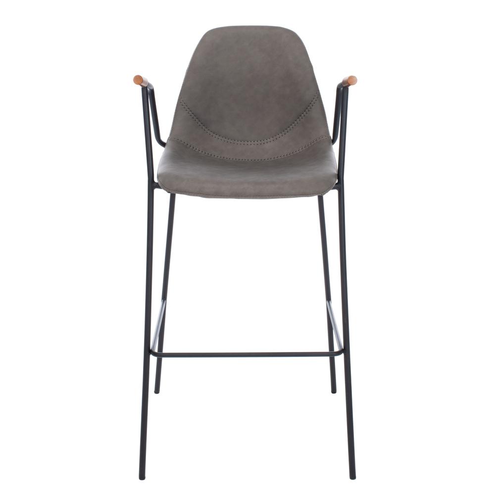 Tanner Mid Century Barstool, Ash Grey. Picture 1