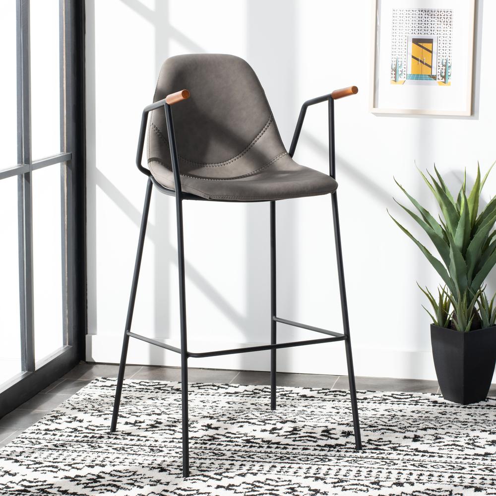 Tanner Mid Century Barstool, Ash Grey. Picture 8