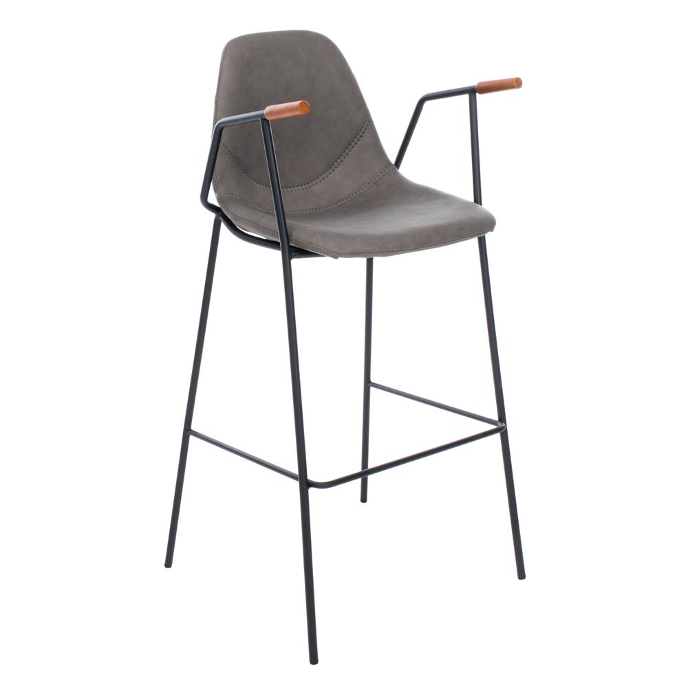 Tanner Mid Century Barstool, Ash Grey. Picture 10