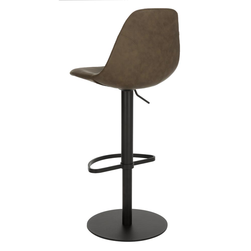 Sky Adjustable Swivel Barstool, Olive. Picture 3