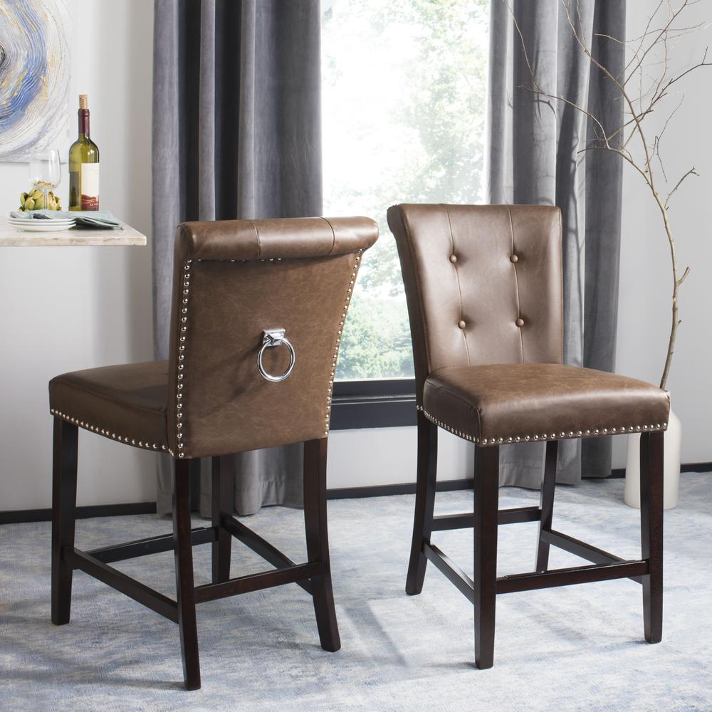 Taylor Counter Stool, Brown. Picture 1