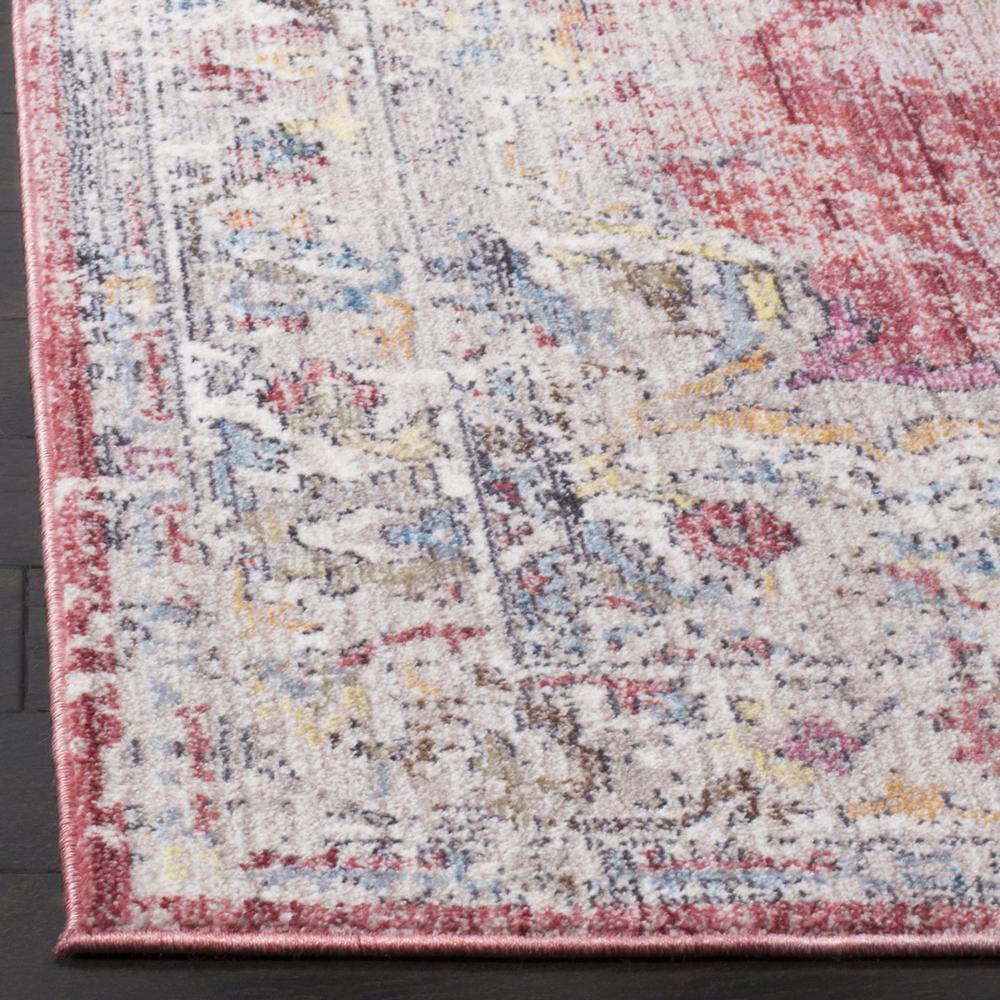 BRISTOL, ROSE / LIGHT GREY, 4' X 6', Area Rug, BTL343R-4. Picture 1