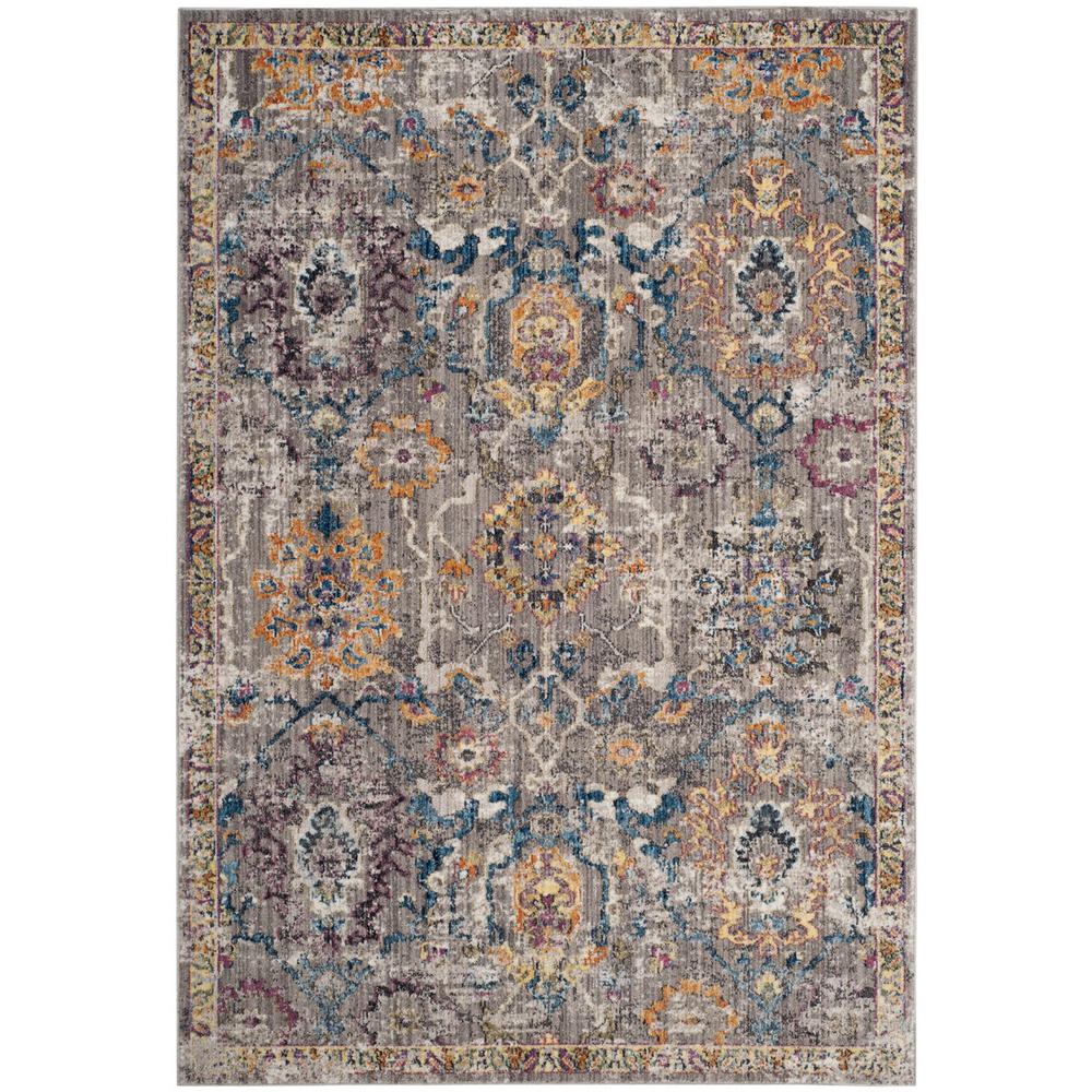 BRISTOL, GREY / BLUE, 10' X 14', Area Rug. Picture 1